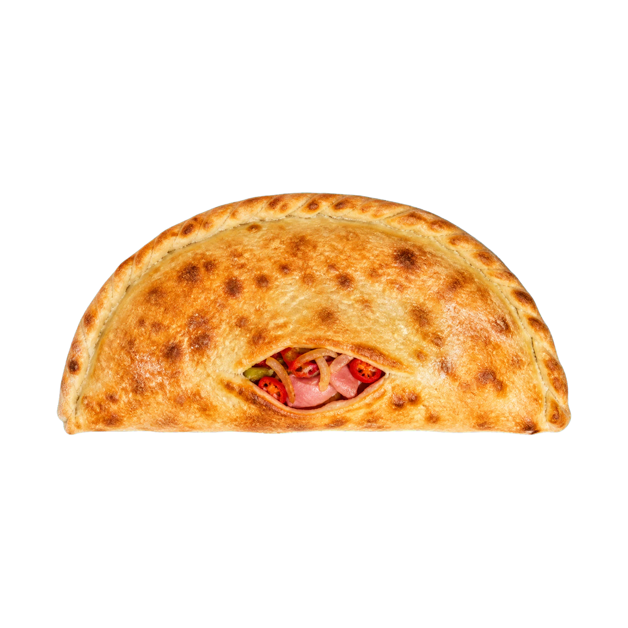 Calzone Diavolo e Prosciutto - scharf -